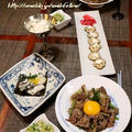 ◆牛丼と牡蠣の昆布締めでおうちごはん♪～ゆるやか糖質制 by fellowさん