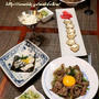 ◆牛丼と牡蠣の昆布締めでおうちごはん♪～ゆるやか糖質制