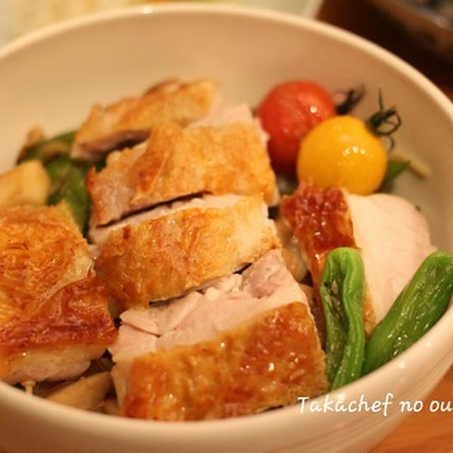皮がバリバリは鶏肉の美味しい焼き方。　本川越シェフ編