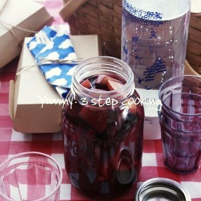 ★NEWレシピ★ピクニックやパーティーに♪ノンアルコールサングリア