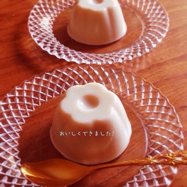 アガーで♪ミルクプリン　Agar Agar Milk Pudding