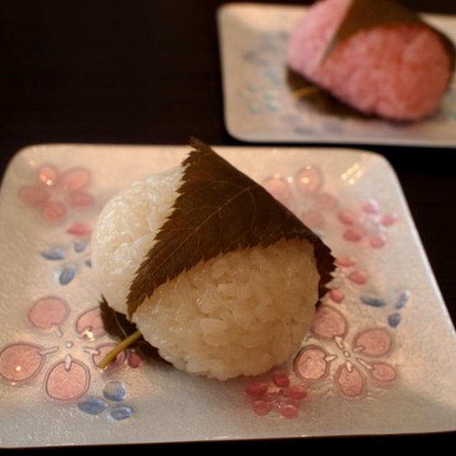 初挑戦！道明寺粉の関西風桜餅。