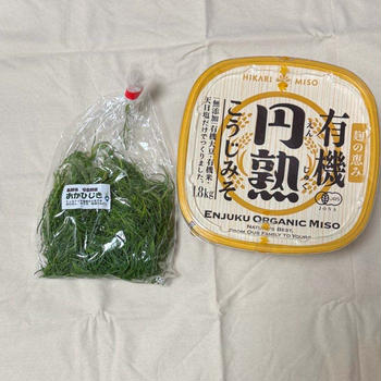 おかひじきのお味噌汁