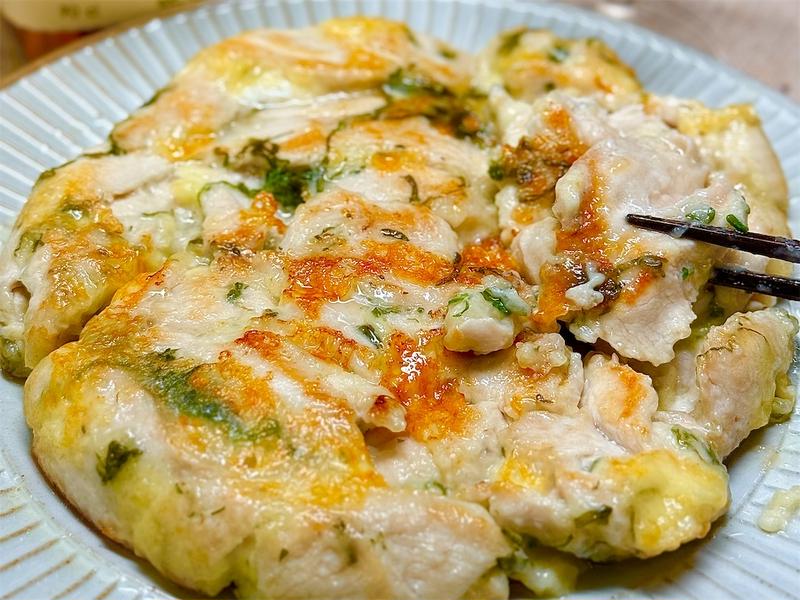 【レシピ】鶏むね肉の大葉チーズ焼き♬