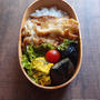 生姜焼きの卵とじで男子学生弁当