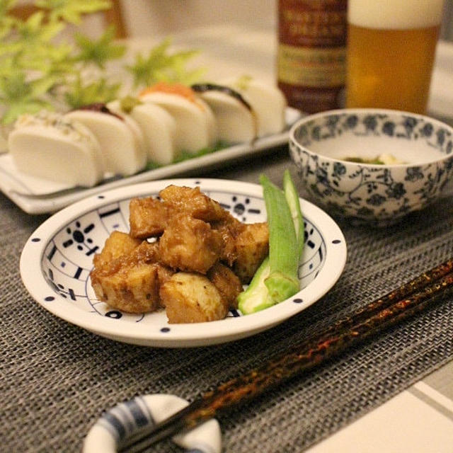 ビールにドンピシャ！鶏と長芋の生姜焼き