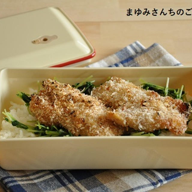 【簡単15分弁当】家計お助け！焼くだけ簡単チキンカツのっけ弁当