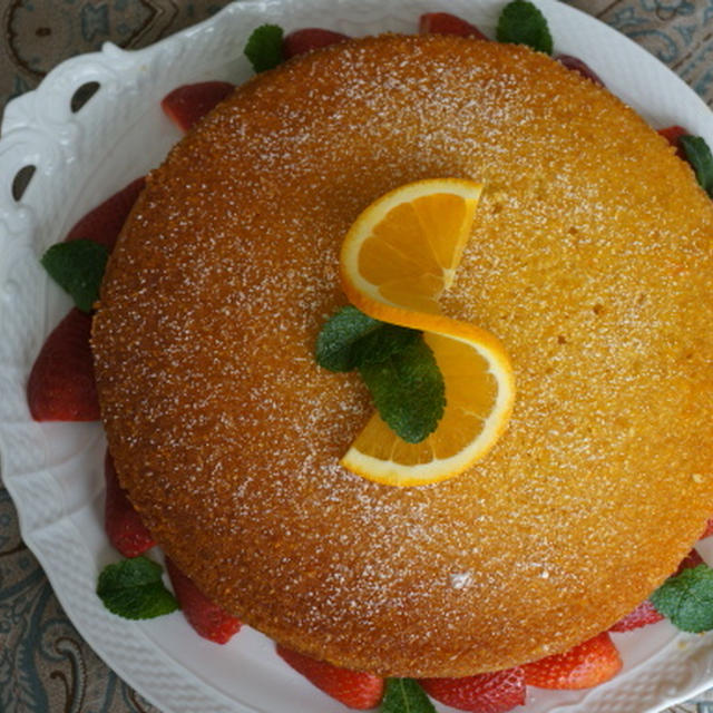 オレンジポレンタケーキ By Hirocoさん レシピブログ 料理ブログのレシピ満載