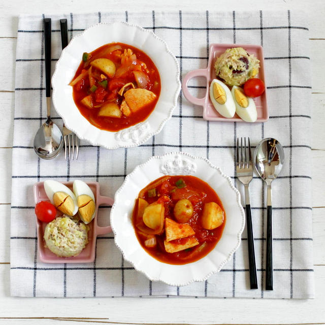 * 鶏とたっぷり野菜のコクありトマト煮♪