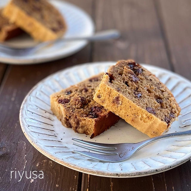 【トースターで簡単】コーヒーチョコチップケーキ