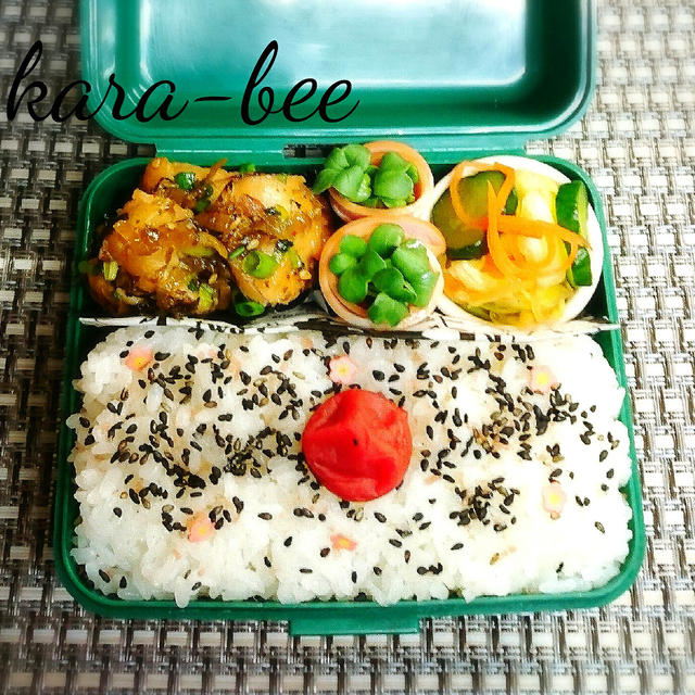 食いしん坊からちゃんの炭水化物モリモリ高菜チキン弁当