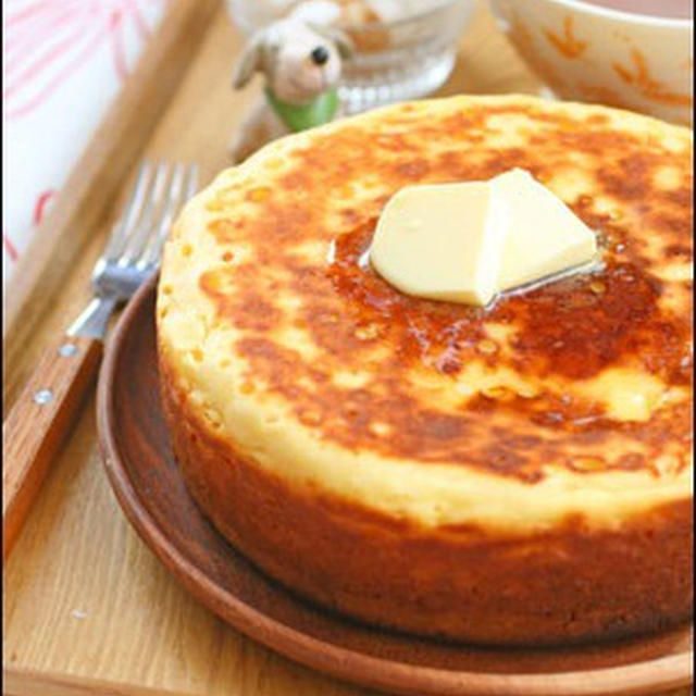 ストウブレシピNo.18*デザート『厚焼きホットケーキ』