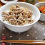１週間節約献立～多めに作った豚丼。サバの塩焼き。ほうれん草のバジルサラダ～
