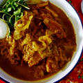 キャベツと豚バラ肉のカレー