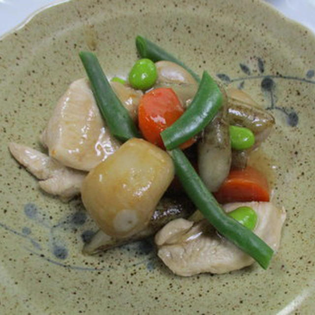 さといもと鶏肉のオイスターソース煮★★★
