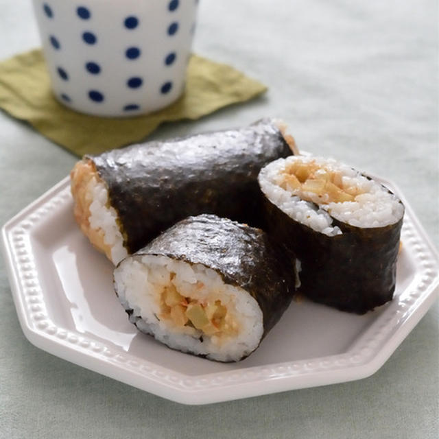 無駄なく活用！端材野菜でおにぎり（ワークショップ）。