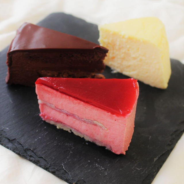 ケーキ3種類