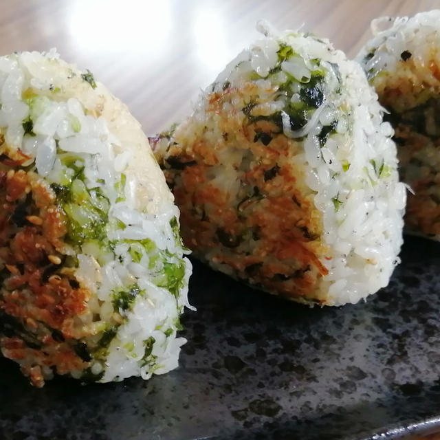 あおさ海苔の焼きおにぎり