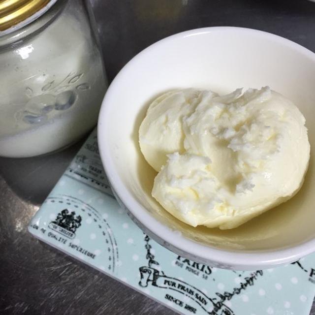ひたすらフルだけ♡おうちサワークリームからの〜「おうち発酵バター」