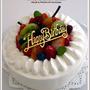 お花見と、誕生日ケーキ
