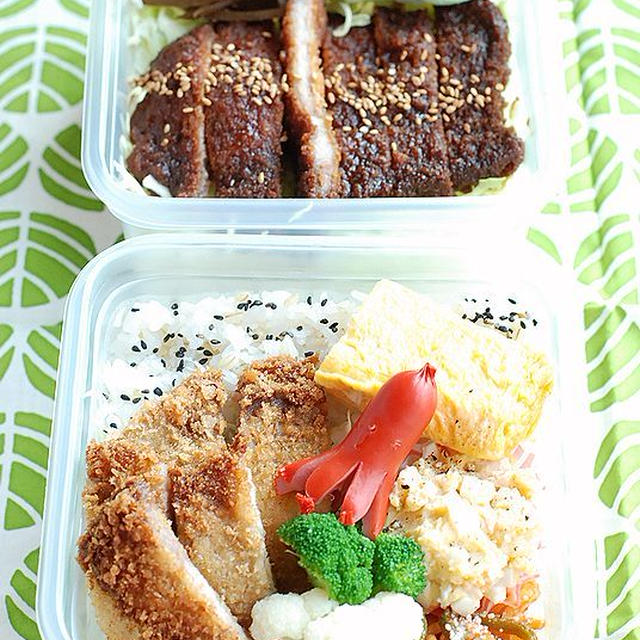 ダブルとんかつ弁当【畑 】