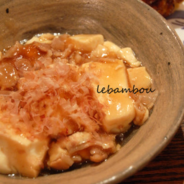 困ったときのお助けメニュー　豆腐のとろとろ煮