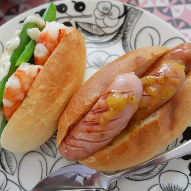 おうちパンの昼ごはん