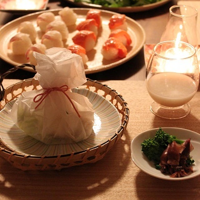 ひなまつりの晩ごはん　