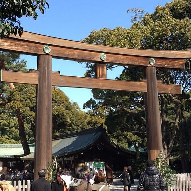 明治神宮と帝国ホテルで新年会♪