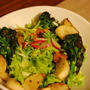 鎌倉野菜のサラダ&キャベツとひき肉のミルフィーユグラタン