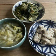 鶏手羽スープと鶏肉の蒸し汁で旨みたっぷり、春野菜のスープ煮