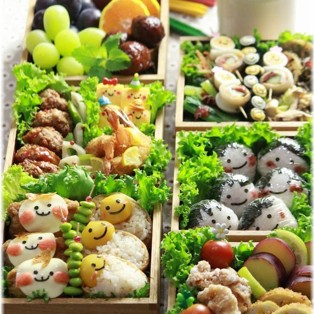 運動会のお弁当。