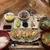 【献立】納豆揚げ餃子、きゅうりとちりめんじゃこの酢の物、なめこのお味噌汁、お正月の残り物いろいろ、ワイン