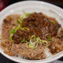 松屋のスパイシーキーマ牛めし、あたま大盛り卵なし