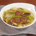 れんこん入り ふわふわ肉団子と白菜のとろ旨スープ煮 by KOICHIさん