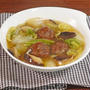 れんこん入り ふわふわ肉団子と白菜のとろ旨スープ煮
