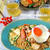 サクサク長芋と豚バラのこくうま中華風焼きそば！誕生日