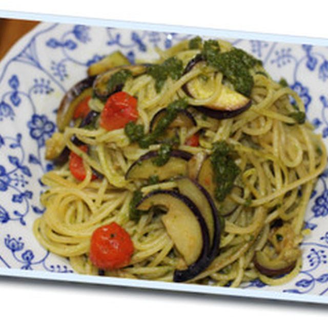 バジルソースパスタ