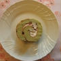 抹茶？ブルーベリーロールケーキ