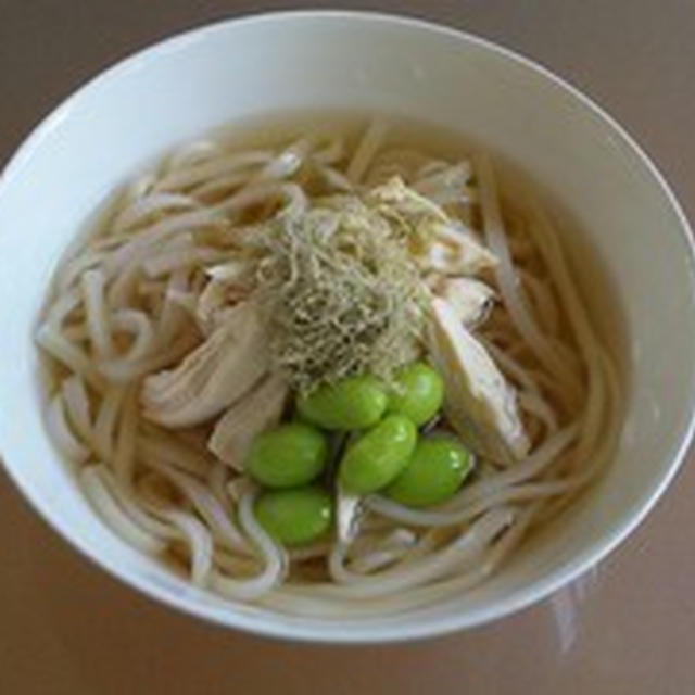 あっさりウマウマ☆冷やし鶏うどん