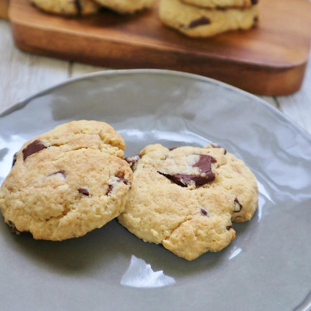 ホットケーキミックス使用♪楽しく作れるお菓子＊チョコレートチャンククッキー＊