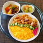 更新はこれのみ・・・アレンジ三色そぼろ丼♪・・♪
