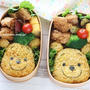 兄弟弁　くまのプーさんのお弁当＊キャラ弁