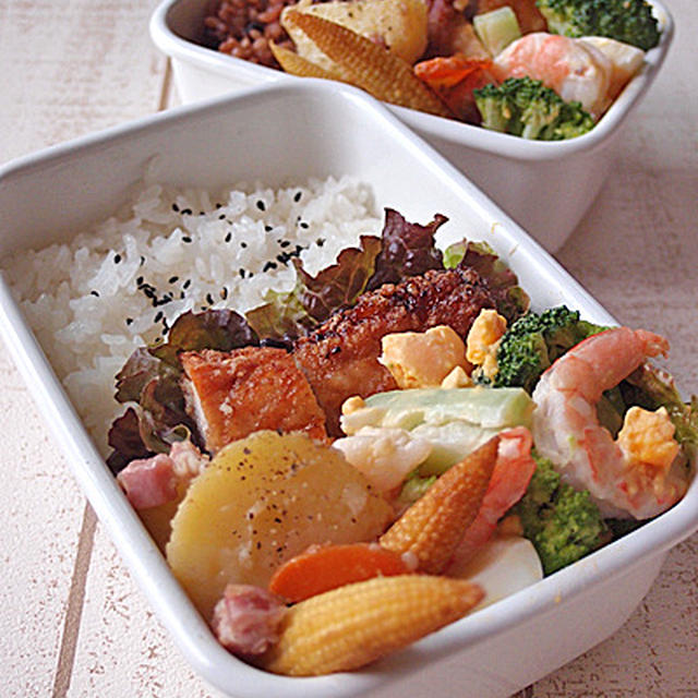 むね肉の麺つゆ揚げで置き弁