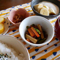 ピリ辛マー油きんぴらでシャキッと目覚めよ♪