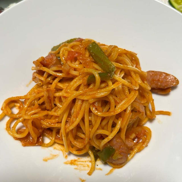 スパゲティナポリタン☆懐かしい昭和の喫茶店風〜^_^