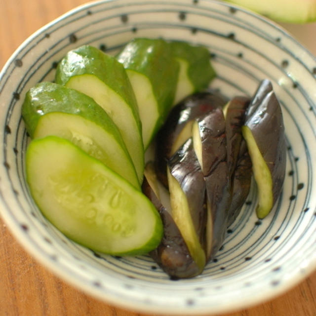 今年の糠漬け　Japanese Pickled Vegetables in Rice Bran