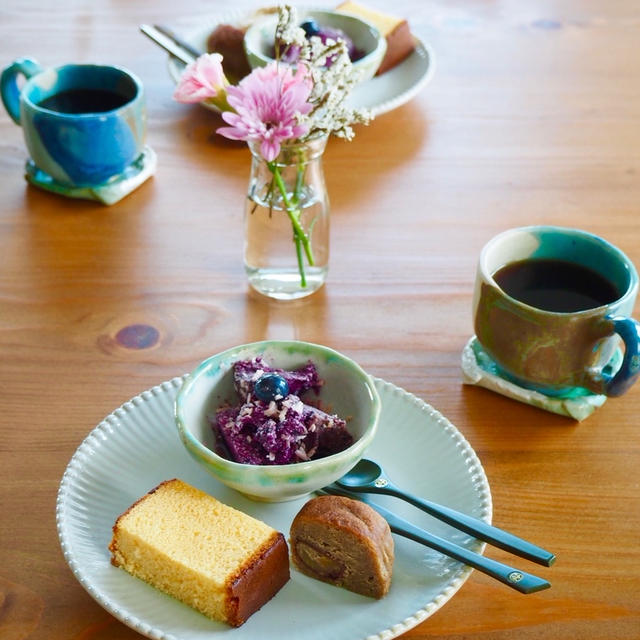 お供え物　de　お茶時間…