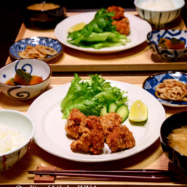 から揚げ定食