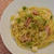 【495kcal】ベーコンと長芋のゆずこしょうパスタ
